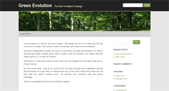 Desktop Screenshot of greenevolution.com
